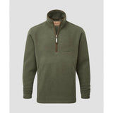 Mens Berkeley Retro Quarter Zip Fleece in Woodland