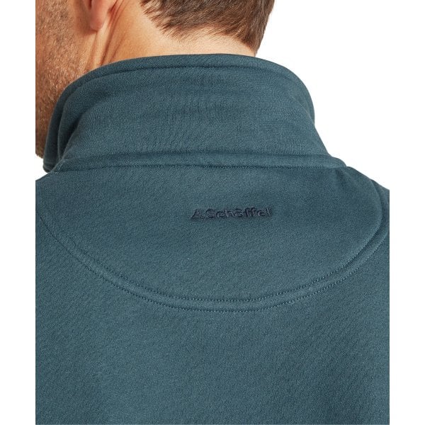 Mens Bude Sweatshirt In Deep Ocean Blue
