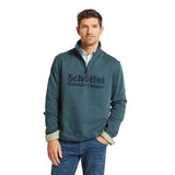 Mens Bude Sweatshirt In Deep Ocean Blue