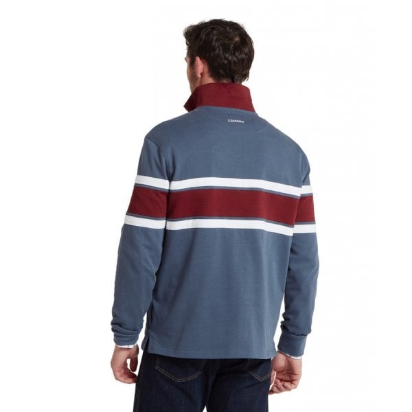 Mens Exmouth Heritage Quarter Zip in Oxford Navy