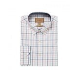 Mens Holkham Classic Shirt in Dark pigeon/Mauve