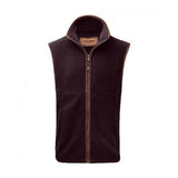 Mens Oakham Fleece Gilet in Port