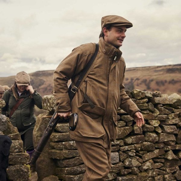 Mens Ptarmigan Tweed Classic Coat in Corry Tweed