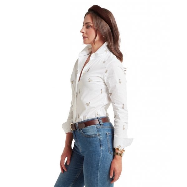 Norfolk Shirt in Painted Hare