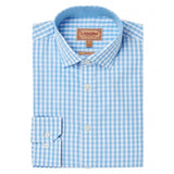 Schoffel Mens Thorpeness Tailored Shirt in Blue Check