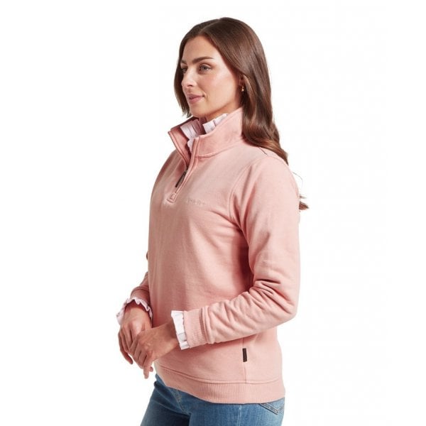 Sennen Cove Sweatshirt in Pale Rose