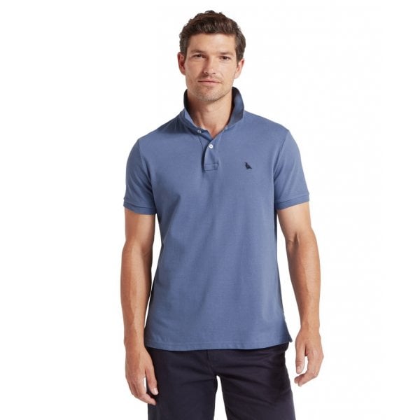 St Ives Polo Shirt in Vintage Indigo
