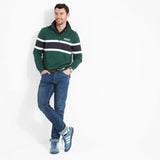 Unisex Exmouth Heritage 1/4 Zip in Pine Green