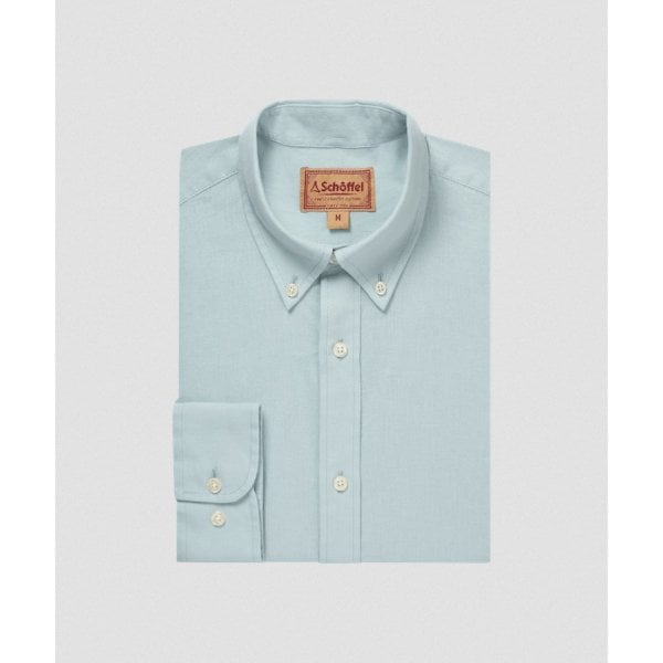 Walsingham Linen Shirt in Surf Blue