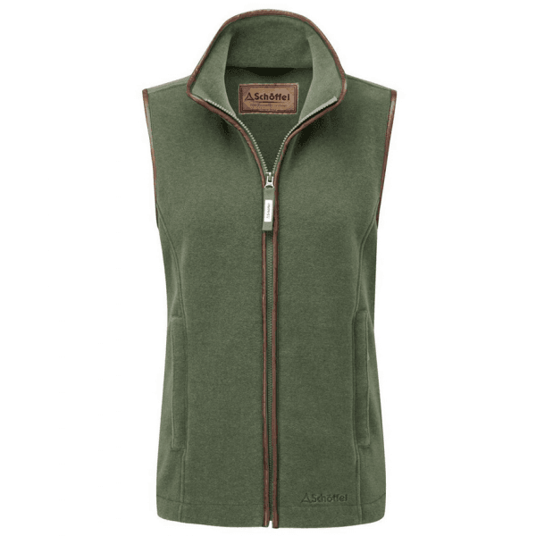 Womens Lyndon II Fleece Gilet in Cedar Green