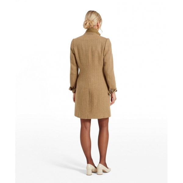 Womens Moray Tweed Jacket in Oak Herringbone Tweed