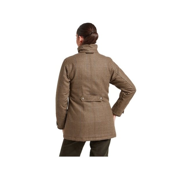 Womens Ptarmigan Tweed Coat in Teviot Tweed