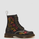 1460 Pascal Floral 8 Eye Wanama Leather Lace Up Boots