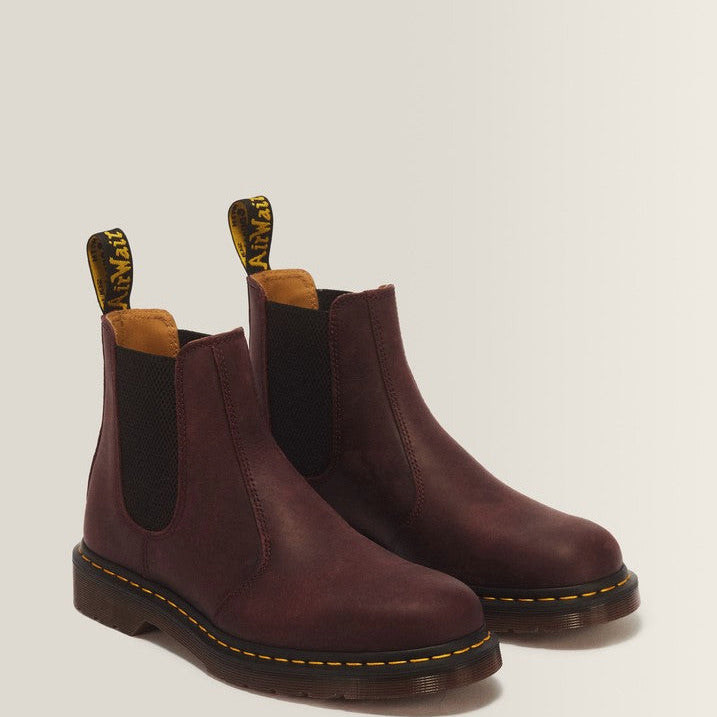 2976 YS Crazy Horse Chelsea Boot in Cherry Red