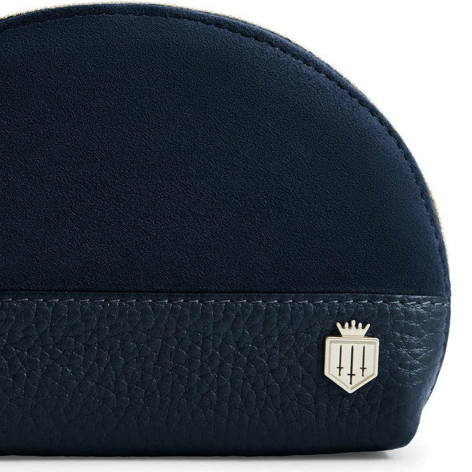 Chiltern Coin Purse in Teal Suede