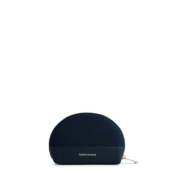 Chiltern Coin Purse in Teal Suede