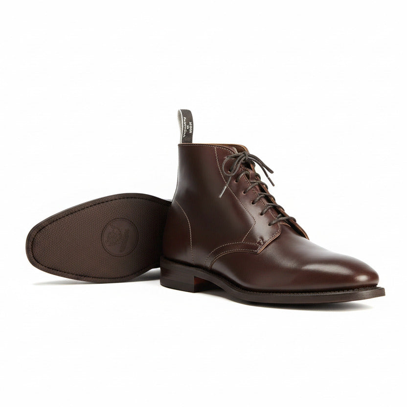 Craftsman Lace Boot in Cafe Brown