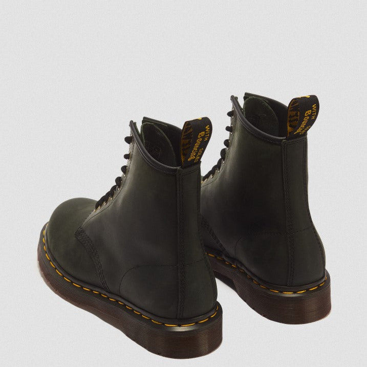 1460 Crazy Horse Leather Boots in DMS Forest Green