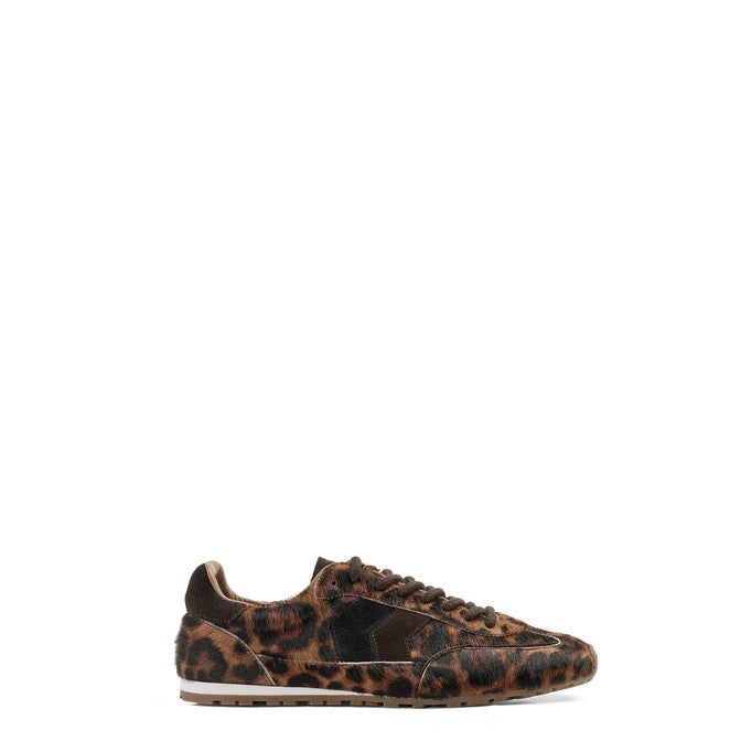 Chawston Leopard Suede Trainers