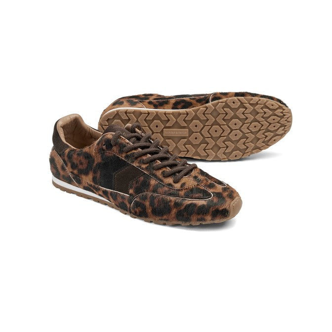 Chawston Leopard Suede Trainers