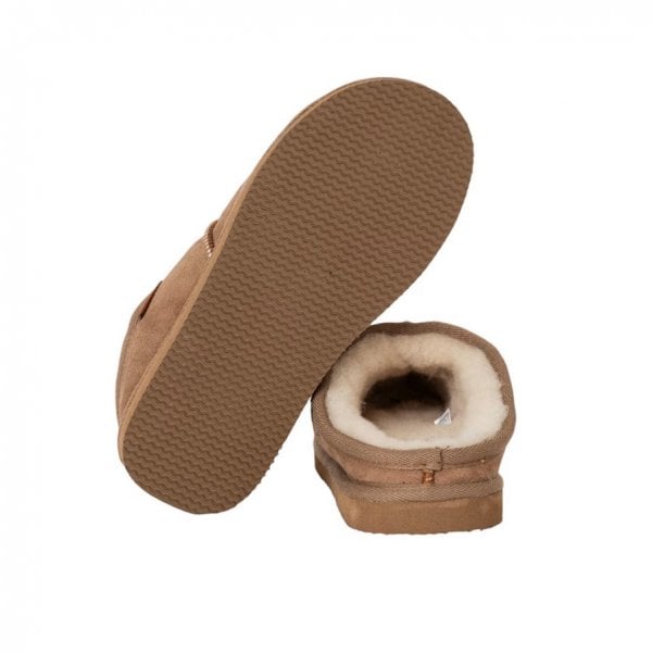 Bobo Sheepskin Slipper in Chestnut