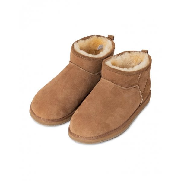 Kim Low Sheepskin Boots in Chestnut