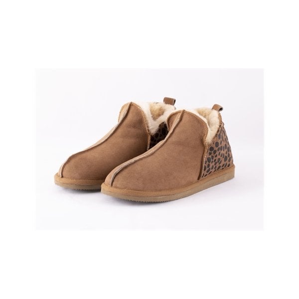 Womens Annie Slipper in Leopard/Chestnut
