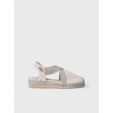 Verdi flat espadrilles in Ecru