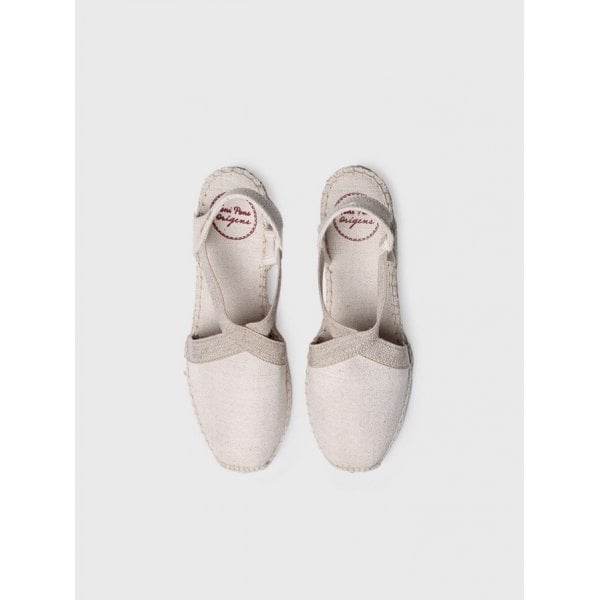 Verdi flat espadrilles in Ecru
