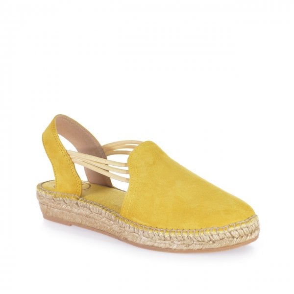 Nuria Low Wedge Espadrille in Yellow