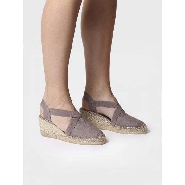 Ter Wedge Heel Espadrille in Taupe
