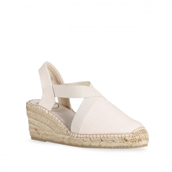 Ter Wedge Heel Espadrille in Ecru