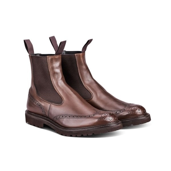 Mens Henry Country Leather dealer Boot in Espresso