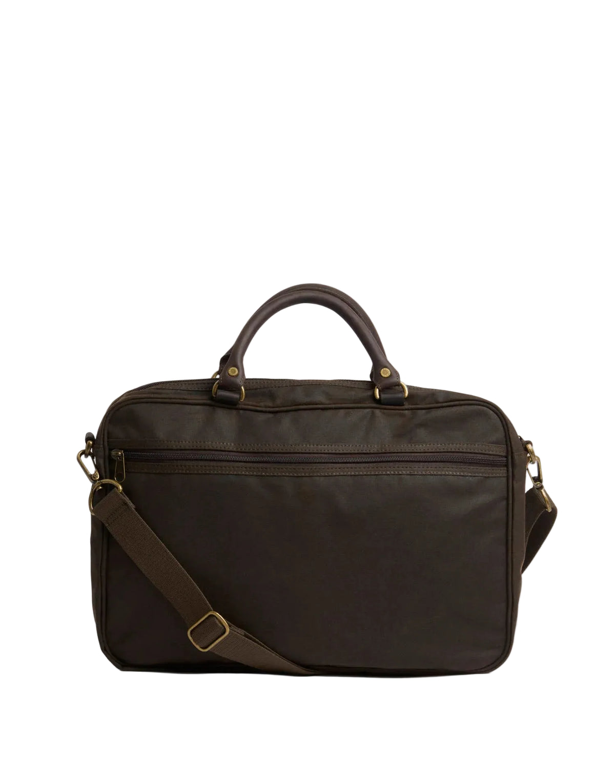 Waxed Leather Briefcase