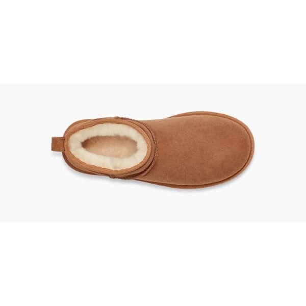 Womens Classic Ultra Mini Boot in Chestnut