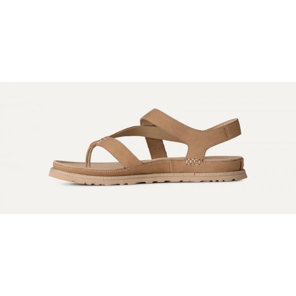 Womens GoldenGaze Toe Post Sandal in Sand