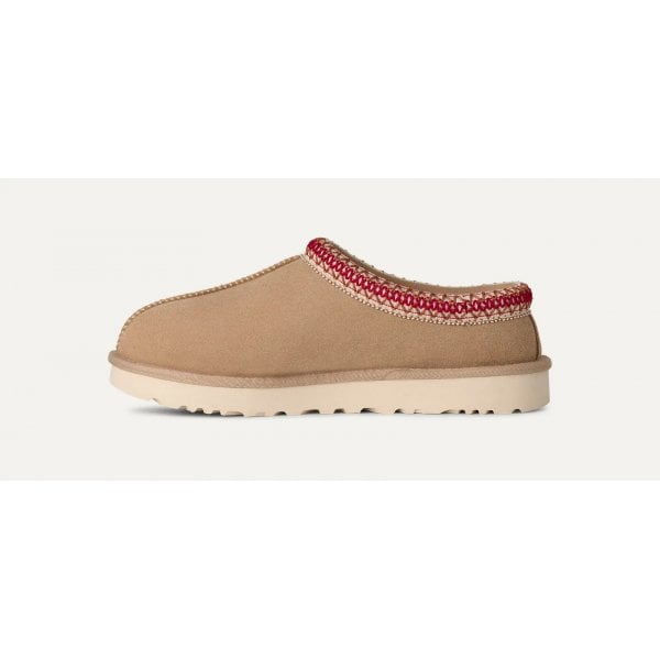 Womens Tasman II Slipper in Sand / Dark cherry