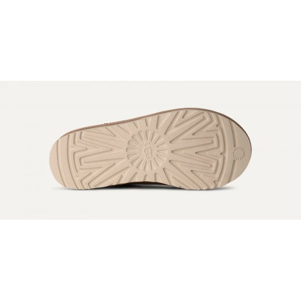 Womens Tasman II Slipper in Sand / Dark cherry