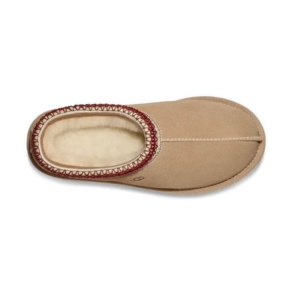 Tasman Slipper in Sand/Dark Cherry