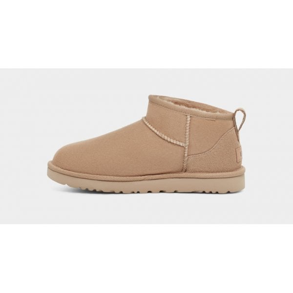 Womens Ultra Mini Boot in Sand Suede
