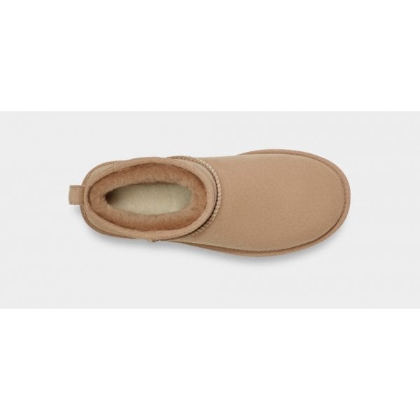 Womens Ultra Mini Boot in Sand Suede