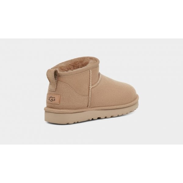 Womens Ultra Mini Boot in Sand Suede