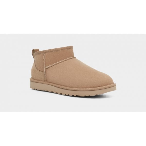 Womens Ultra Mini Boot in Sand Suede