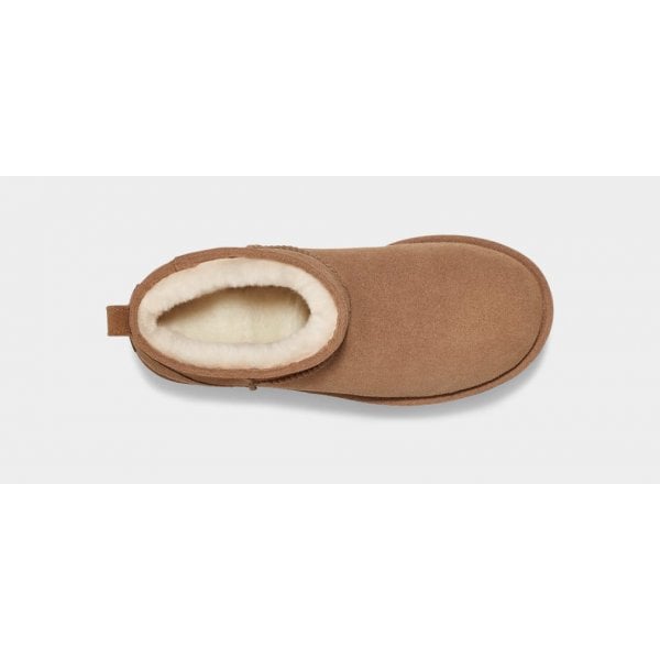 Womens Ultra Mini Platform in Chestnut