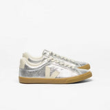 Unisex Esplar Logo Suede in Silver/ Pierre/ Nautico