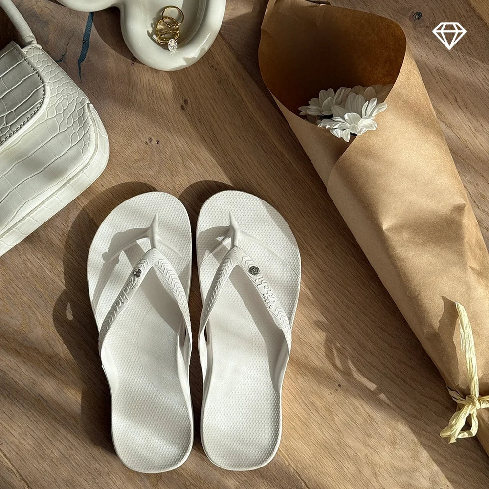 Crystal Arch Support Flip Flop
