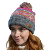 Roll Back Bobble Beanie