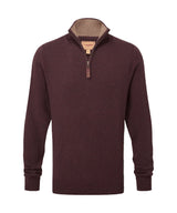 Lewis Lambswool 1/4 Zip Jumper