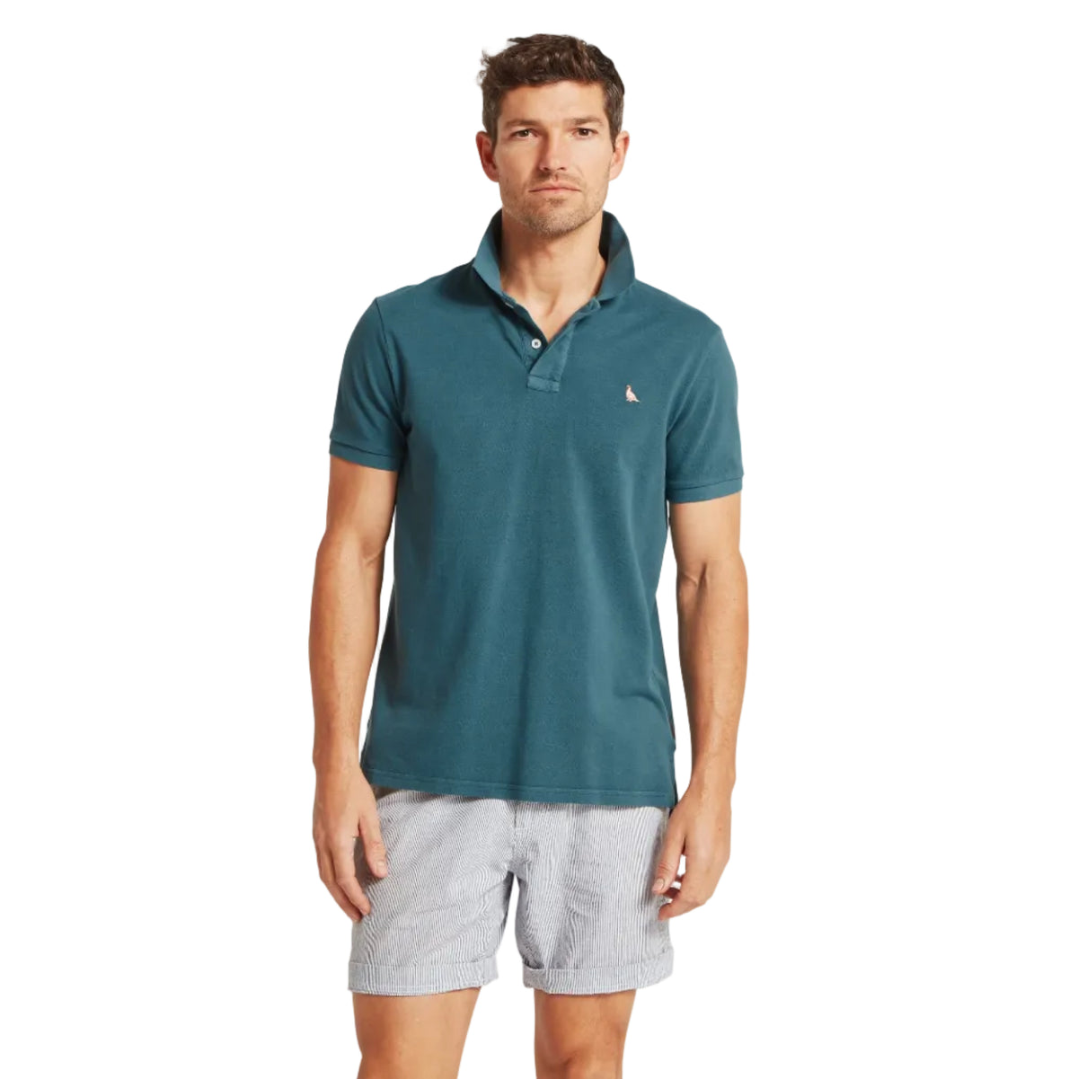 St Ives Garment Dyed Polo Shirt