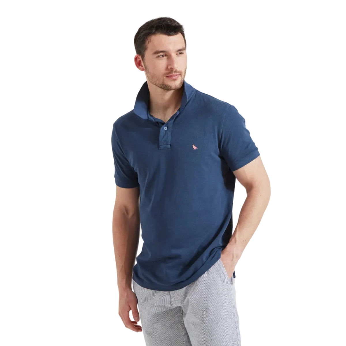 St Ives Garment Dyed Polo Shirt
